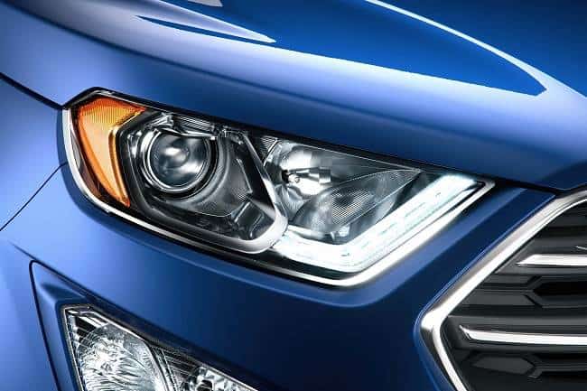 Hệ thống đèn bi xenon kết hợp dải đèn Led mới Ford Ecosport 2018