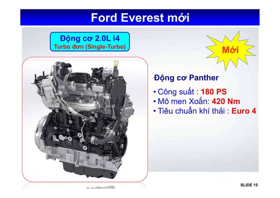 Ford Everest số sàn Ambiente 2019 7